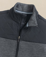 Load image into Gallery viewer, Caviar Black Waterfront Quilted Vest
