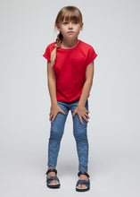 Load image into Gallery viewer, Red Eyelet Pocket Tee
