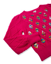 Load image into Gallery viewer, Fuchsia Sweater with Sequins
