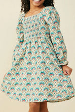 Load image into Gallery viewer, Teal Smocked Dress

