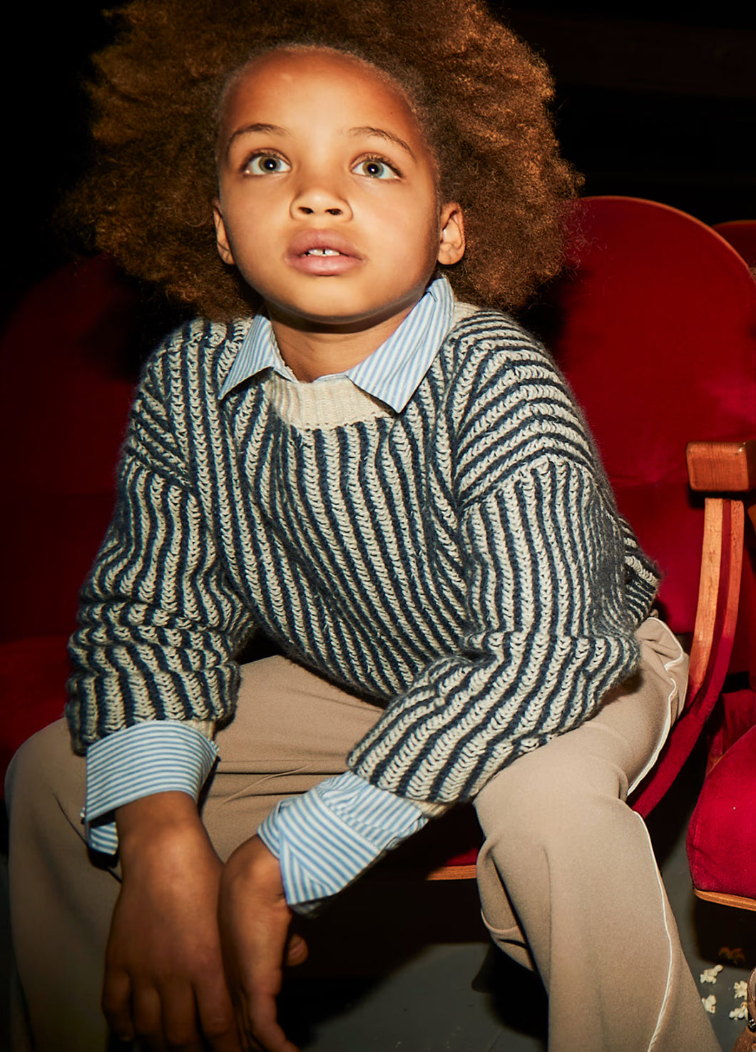 Striped Knit Sweater