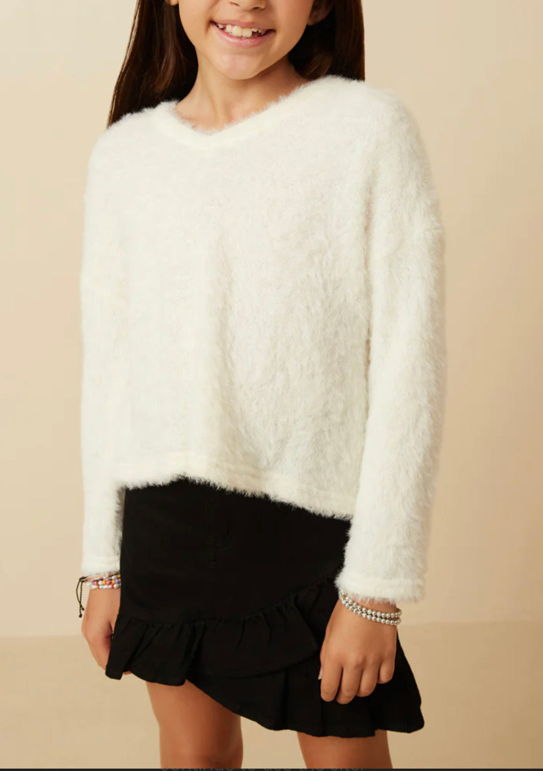 Ivory Mohair Sweater