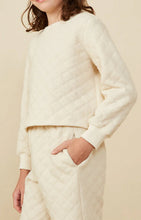 Load image into Gallery viewer, Quilted Knit Pullover
