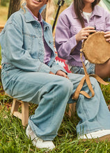 Load image into Gallery viewer, Light Denim Wide Leg Pant
