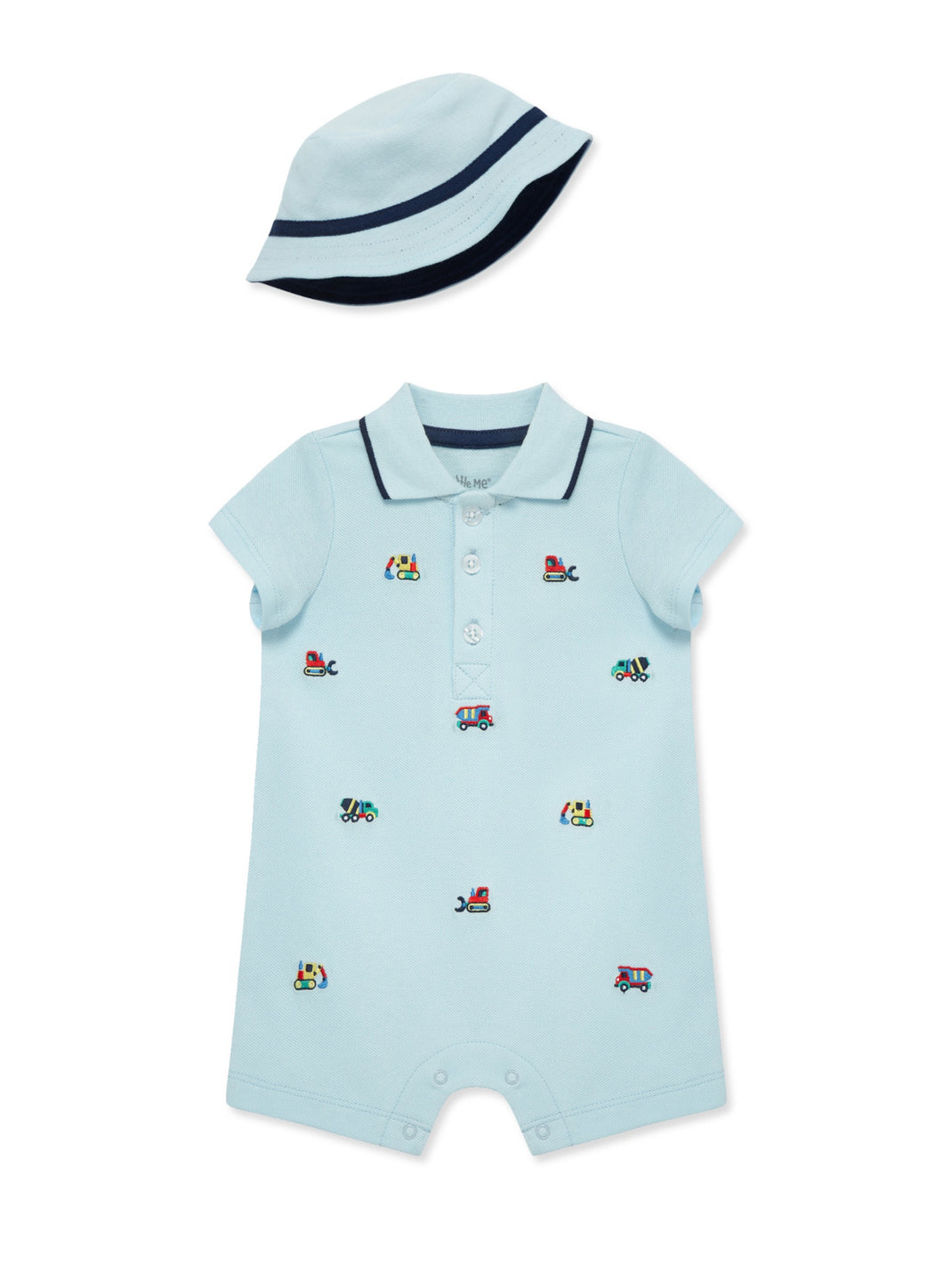 Trucks Romper & Hat