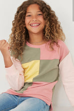 Load image into Gallery viewer, Color Blocked French Terry Pullover
