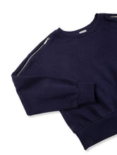 Load image into Gallery viewer, Navy Pullover Pant Set
