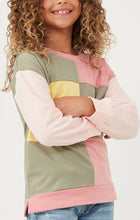 Load image into Gallery viewer, Color Blocked French Terry Pullover
