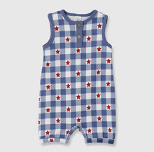 Load image into Gallery viewer, Patriotic Sleeveless Shortie Romper
