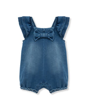 Load image into Gallery viewer, Denim Ruffle Romper
