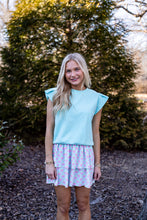 Load image into Gallery viewer, Olivia Top Turquoise
