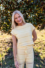 Load image into Gallery viewer, Sunshine Crochet Pant Set
