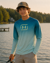 Load image into Gallery viewer, Boys UA Boundless Blue UPF Shirt 09F
