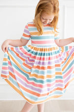 Load image into Gallery viewer, Spring Stripes Pocket Twirl
