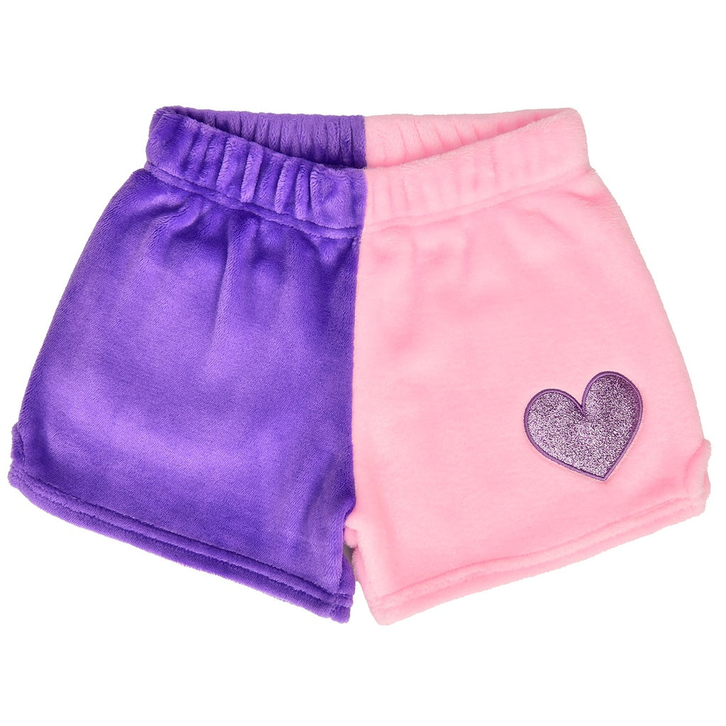 Vivid Violet & Rose Plush Short