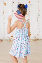 Load image into Gallery viewer, Baby You&#39;re a Firework Ruffle Cross Back Dress
