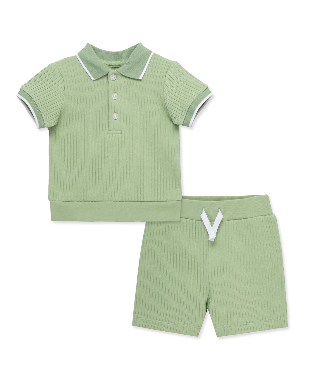 Green 2pc Short Set