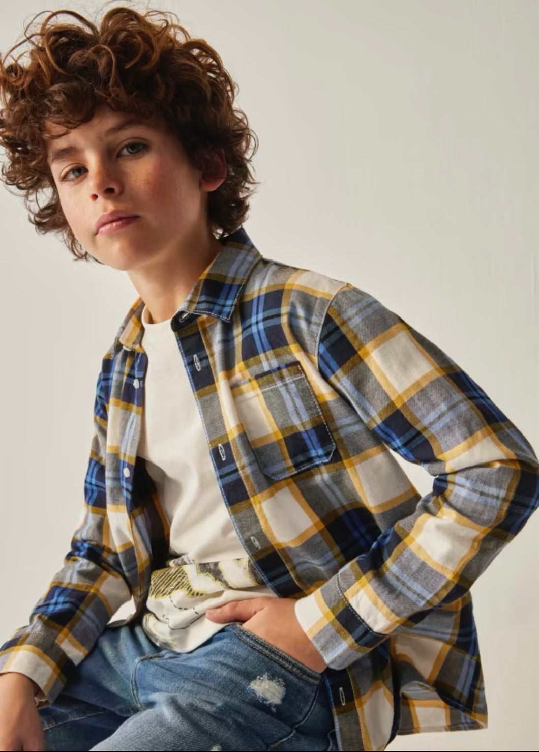 Blue Whale Button Up