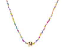 Load image into Gallery viewer, Rainbow Initial Necklace
