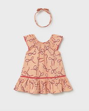 Load image into Gallery viewer, Bows Dress with Headband
