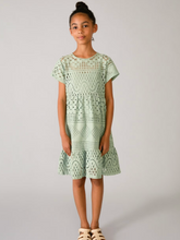 Load image into Gallery viewer, Sage Eyelet Dress
