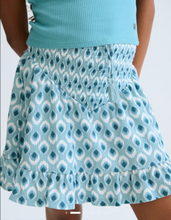 Load image into Gallery viewer, Light Blue Printed Skirt
