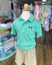Load image into Gallery viewer, Boys UA Birdie Green Polo

