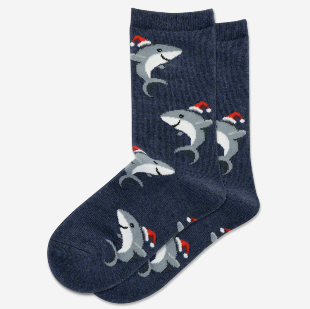 Santa Shark Sock