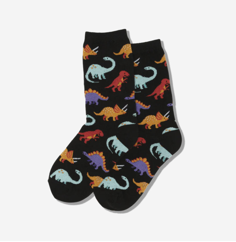 Colorful Dino Sock