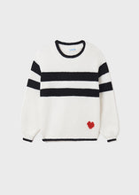 Load image into Gallery viewer, Heart Stripe Sweater
