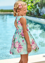 Load image into Gallery viewer, Aqua Floral Dress
