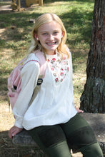 Load image into Gallery viewer, Floral Embroidered Blouse
