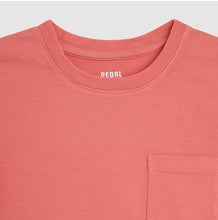 Load image into Gallery viewer, Coral Organic Pocket Tee
