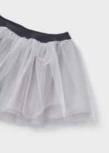Load image into Gallery viewer, Silver Tulle Skirt
