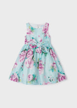 Load image into Gallery viewer, Aqua Floral Dress
