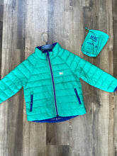 Load image into Gallery viewer, Green/Navy Reversible Puffer
