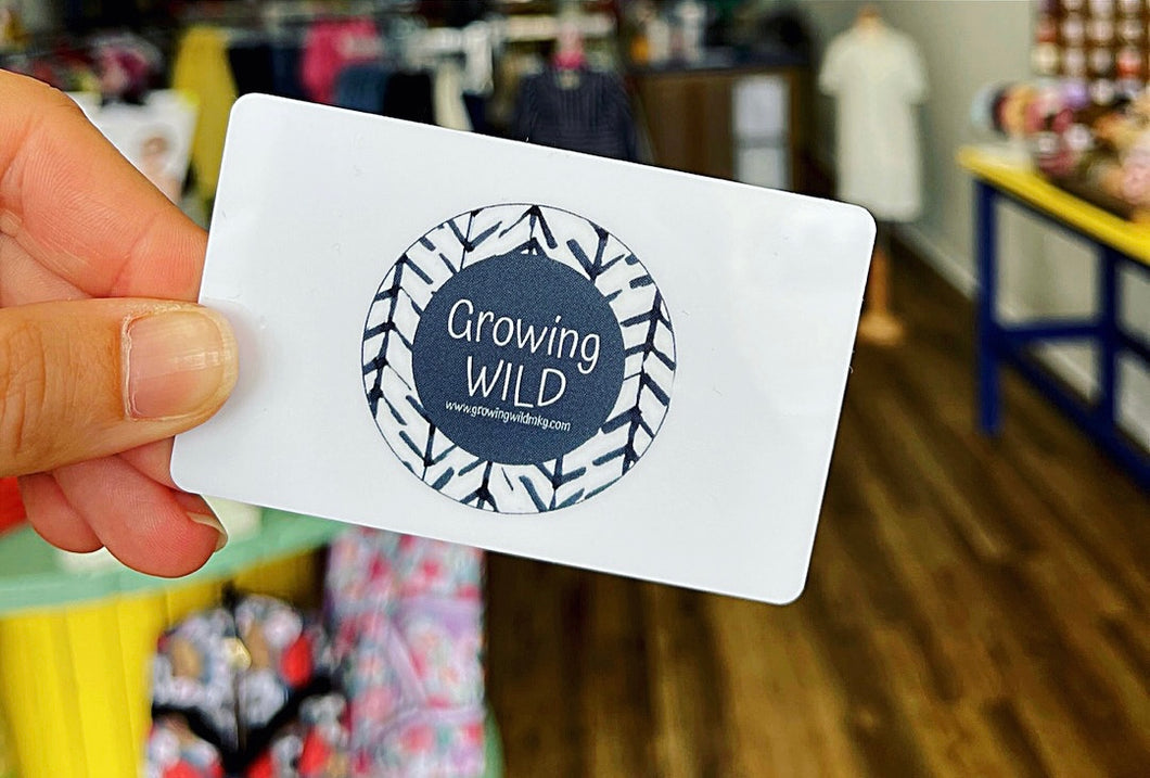 Growing Wild Gift Card