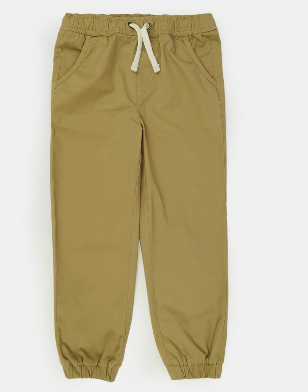 Twill Khaki Jogger