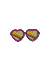 Load image into Gallery viewer, Heart Sunglasses Embroidered Patch
