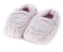 Load image into Gallery viewer, Lavender Warmies Slippers
