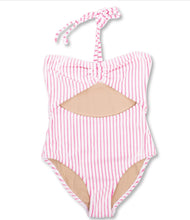 Load image into Gallery viewer, Berry Stripe Terry Swim
