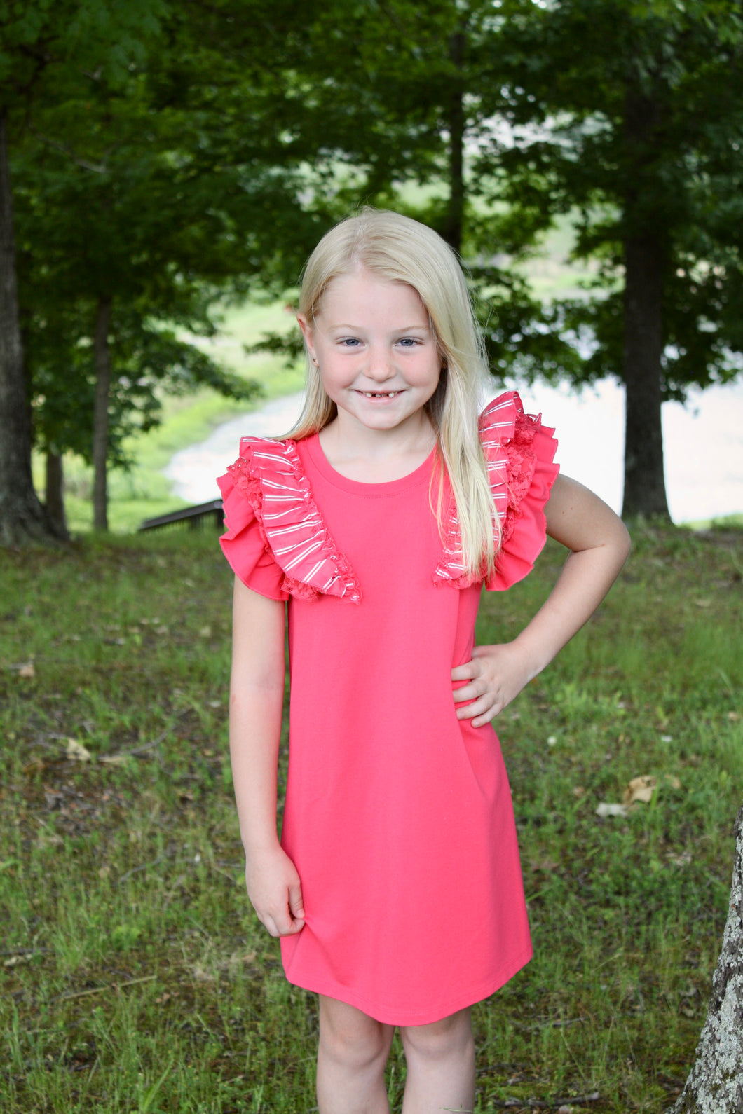 A-Line Flutter Dress