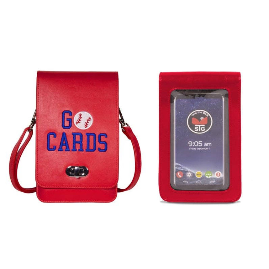 Go Cards Embroidered Purse