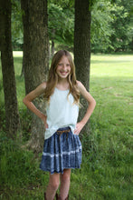 Load image into Gallery viewer, Indigo Distressed Skirt
