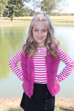 Load image into Gallery viewer, Hot Pink Stripe LS Tee
