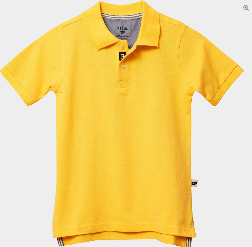 Yellow Solid Polo