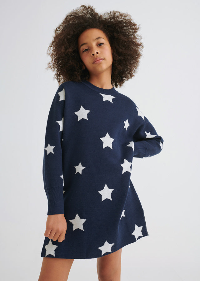 Navy Star Dress