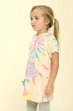 Load image into Gallery viewer, Rainbow Color Hooded Dress
